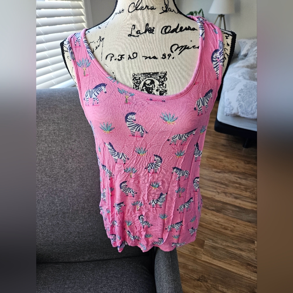 Nite nite munki munki zebra tank top